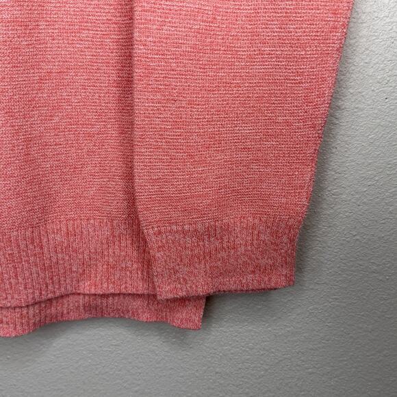 J.Crew Pullover Sweater Womens Sz Large Pink Long Sleeve Round Neck Lightweight - Picture 3 of 8